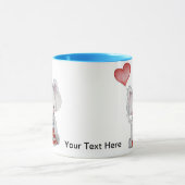 Tasse d'éléphant d'anniversaire de bébé (Centre)