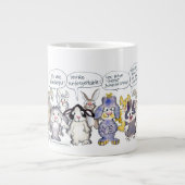 Tasse d'éléphant de 19 de bande dessinée lapins (Devant)