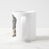 Tasse d'éléphant de chien de rottweiler (Dos)