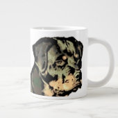 Tasse d'éléphant de chien de rottweiler (Droite)