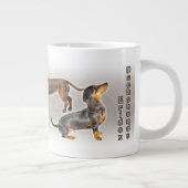 Tasse d'éléphant de collage de teckel d'Eridox (Droite)