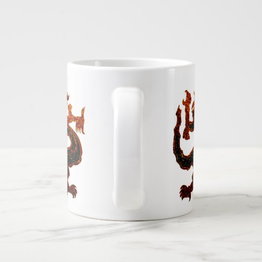 Tasse d'éléphant de dragon (Dos)