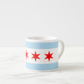Tasse d'éléphant de drapeau de Chicago (Devant droit)