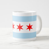 Tasse d'éléphant de drapeau de Chicago (Devant droit)