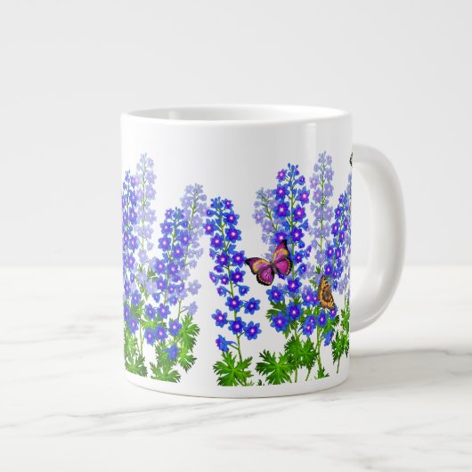 Tasse d'éléphant de jardin de papillon de (Devant droit)