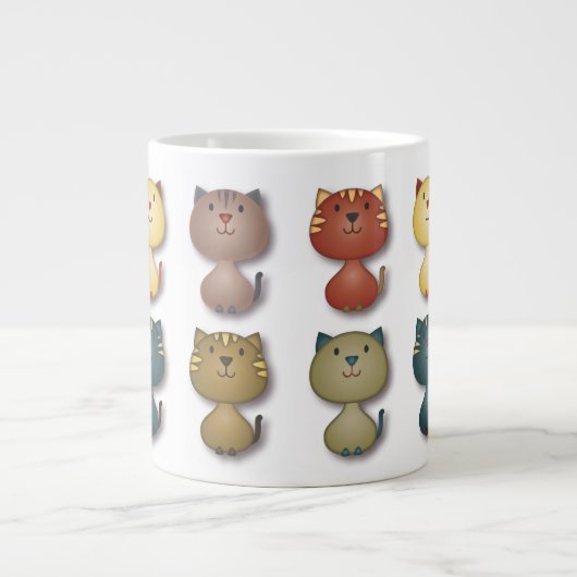 Tasse d'éléphant de Kitty Kats (Devant)