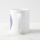 Tasse d'éléphant de lune bleue de chat noir (Dos)