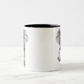 Tasse d'éléphant de mandala (Centre)