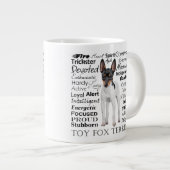 Tasse d'éléphant de traits de Fox Terrier de jouet (Devant droit)