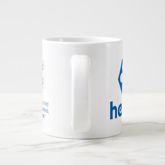 Tasse d'éléphant de vérité de Hexnet (Dos)