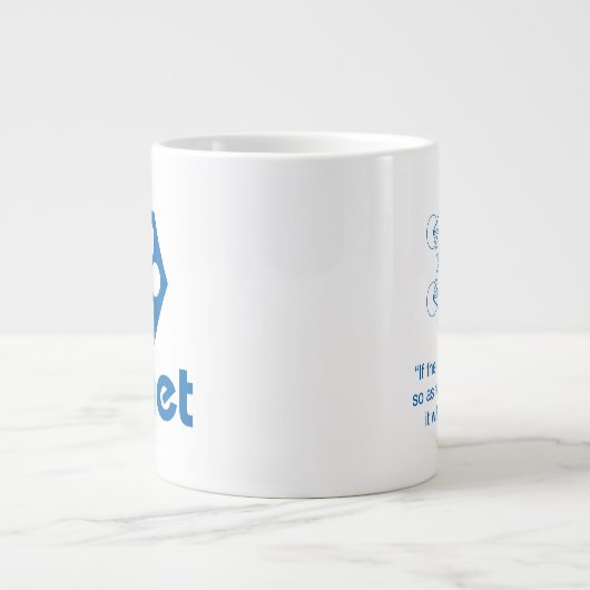 Tasse d'éléphant de vérité de Hexnet (Devant)