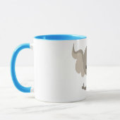 Tasse d'éléphant et de veau de mère de bande (Gauche)