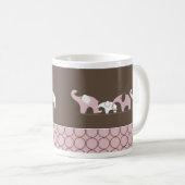 Tasse d'éléphants roses (Devant droit)