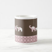 Tasse d'éléphants roses (Centre)
