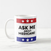 Tasse « Demandez-moi des informations sur Medicare (Gauche)