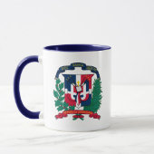 tasse d'emblème de la république dominicaine (Gauche)