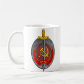 Tasse d'emblème de NKVD (Gauche)