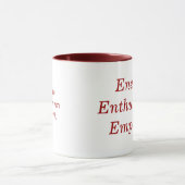 Tasse d'empathie d'enthousiasme d'énergie (Centre)
