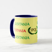 Tasse d'empire romain du Lusitania SPQR (Devant gauche)