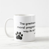 Tasse d'empreinte de patte (Gauche)