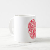 Tasse d'empreintes digitales (Devant gauche)