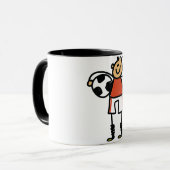 Tasse d'enfant du football (Devant gauche)