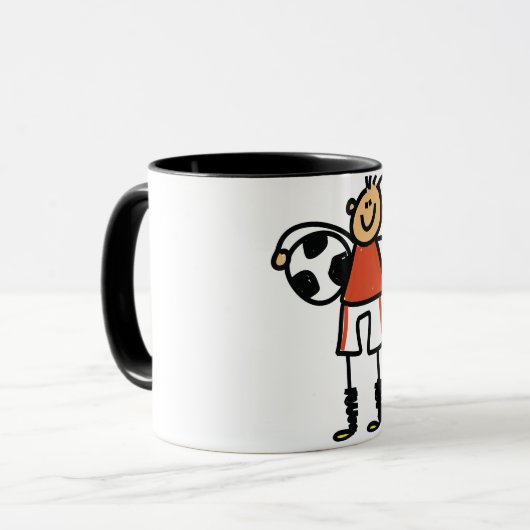 Tasse d'enfant du football (Devant gauche)