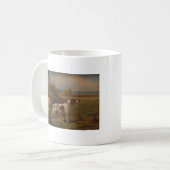 tasse d'épagneul de Bretagne (Devant gauche)