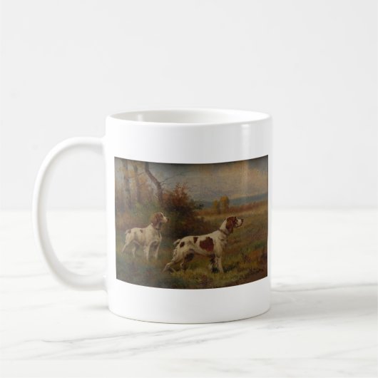 tasse d'épagneul de Bretagne (Gauche)