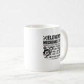 Tasse d'épouse de mécanicien d'ascenseur (Devant droit)