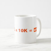 Tasse d'équation de VIPKID (Devant droit)