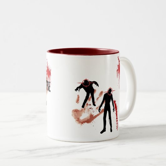 Tasse d'équipe de chasse de zombi (Devant droit)
