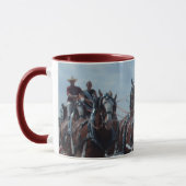 Tasse d'équipe de cheval de Clydesdale (Gauche)