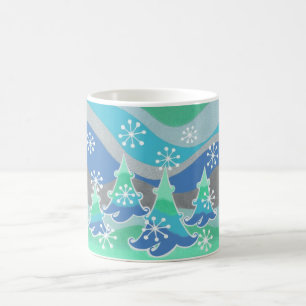 Tasse des arbres d'hiver