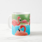 Tasse des Caraïbes de lagune de Flamant rose (Devant gauche)