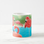 Tasse des Caraïbes de lagune de Flamant rose (Centre)