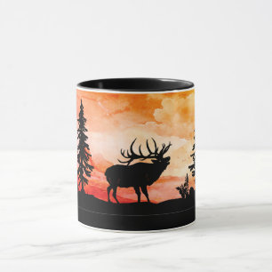 Tasse des chasseurs d'élan mâle