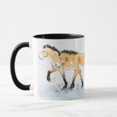 Tasse des chevaux de Przewalski fonctionnant (Gauche)