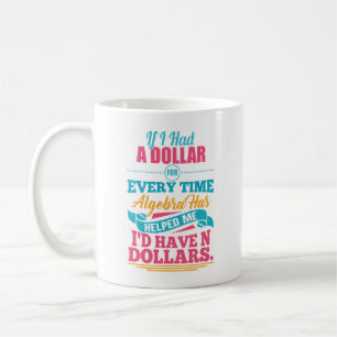 Tasse des dollars du calembour N d'équation