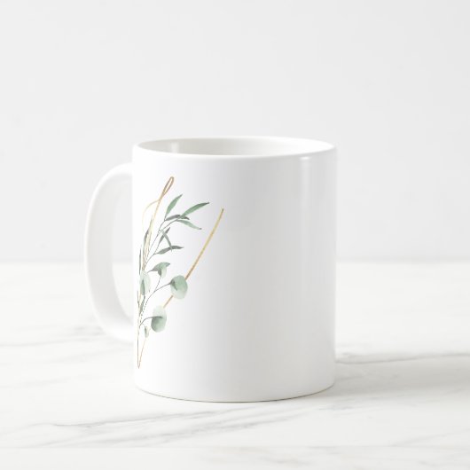 Tasse des initiales des fêtes d'hiver (Devant gauche)