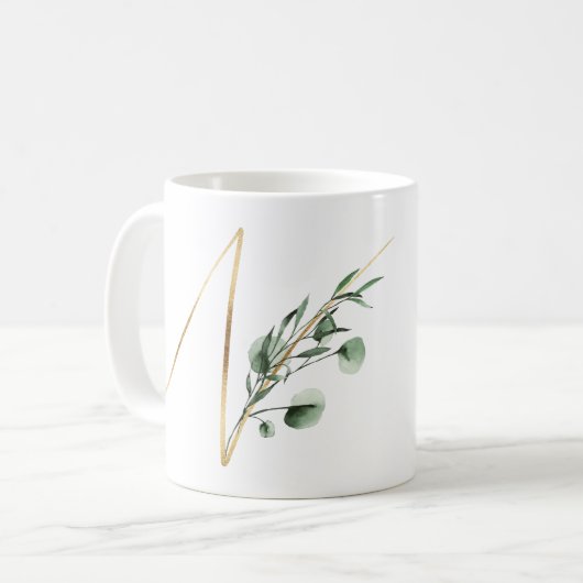Tasse des initiales des fêtes d'hiver (Devant gauche)