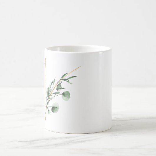 Tasse des initiales des fêtes d'hiver (Centre)