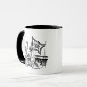 Tasse des marins Deutschland (Devant gauche)