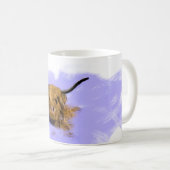 Tasse des montagnes écossaise mignonne de vache (Devant droit)