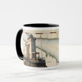 Tasse des phares de Rondout et d'Esopus (Devant gauche)