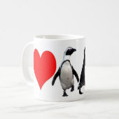 Tasse des pingouins I (de coeur) (Devant gauche)