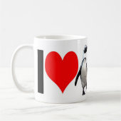 Tasse des pingouins I (de coeur) (Gauche)