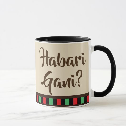 Tasse des points | de Habari Gani - de Kwanzaa (Droite)