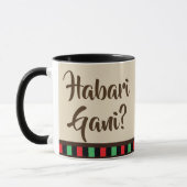 Tasse des points | de Habari Gani - de Kwanzaa (Gauche)