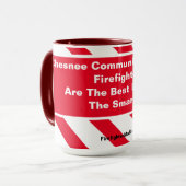 Tasse des pompiers de la communauté de Chesnee (Devant gauche)